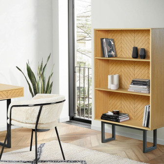Camden Herringbone bookcase